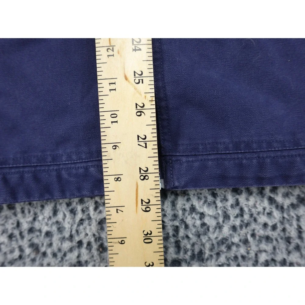 Sorel Canvas Work Jacket Mens XL Blue Duck Hooded Full Zip Distressed Rugged‎